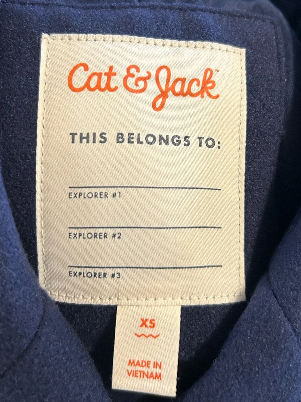 NWT Cat and Jack Navy Blue Pea Coat